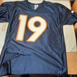 Denver Broncos￼ NFL Football ￼ Eddie royal jersey number 19 Sz Large